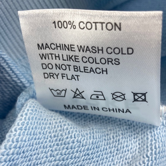 Light Blue Parke Hoodie with Red Star - Picture 5 of 5